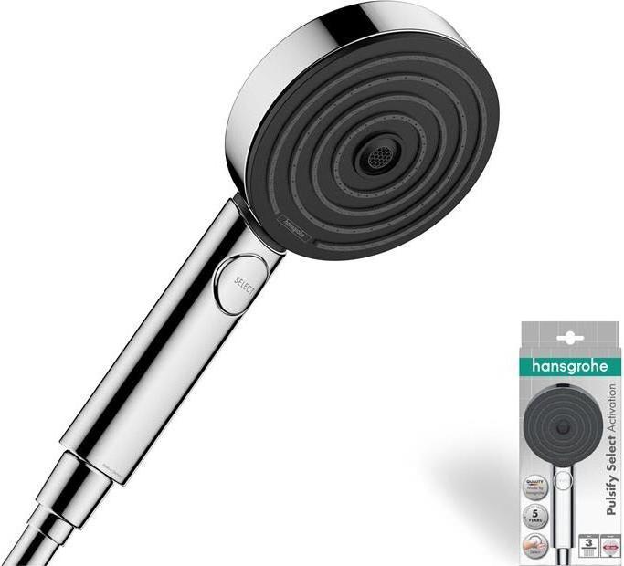 Actual product image hansgrohe Pulsify Select S 105 Relaxation (3 Beam types, 11.40 l/min)