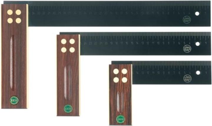 Produktbild ECE Winkel Schenkellänge 250 mm gelaserte mm-Skala Palisanderholz
