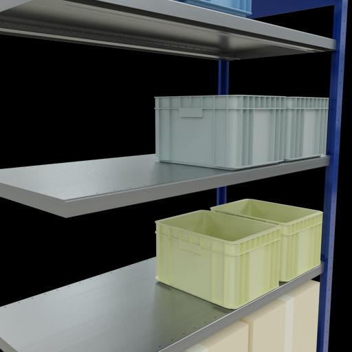 Produktbild Schulte Lagertechnik Stecksystem Anbauregal MULTIplus250 mit Längenriegel