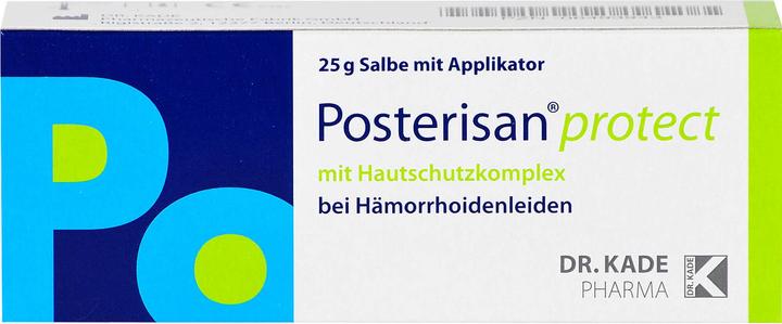 Actual product image Posterisan protect for haemorrhoids ointment with applicator, 25 g ointment (Intimate washing lotion)