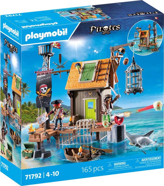 Image du produit Playmobil Port pirate avec prison pour corsaires (71792, Playmobil Pirates)