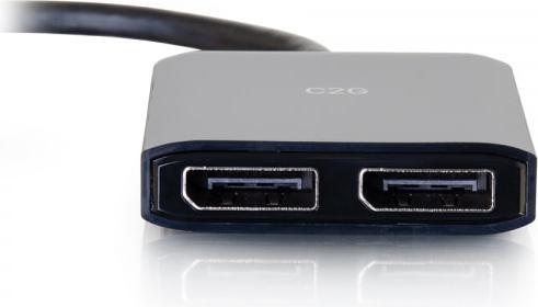 Immagine prodotto C2G Hub da DisplayPort(TM) 1.2 a Dual DisplayPort(TM) MST