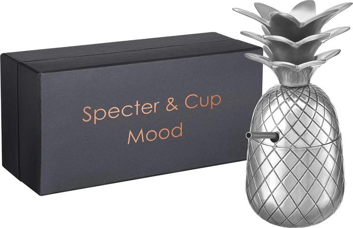 Produktbild Specter & Cup Ananas Cocktail Becher Mood Silber (3 dl, 1 x, Longdrinkgläser)