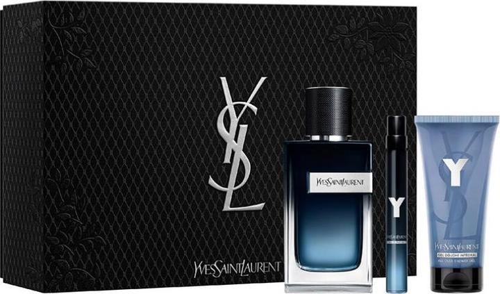 Immagine prodotto Yves Saint Laurent Y Eau De Parfum Spray Set - 100ml, 10ml e Gel doccia 50ml (Set profumo)
