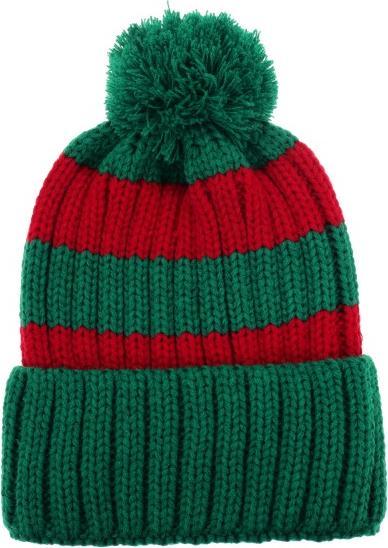 Immagine prodotto Snazzy Santa Cappello a righe rosse e verdi di