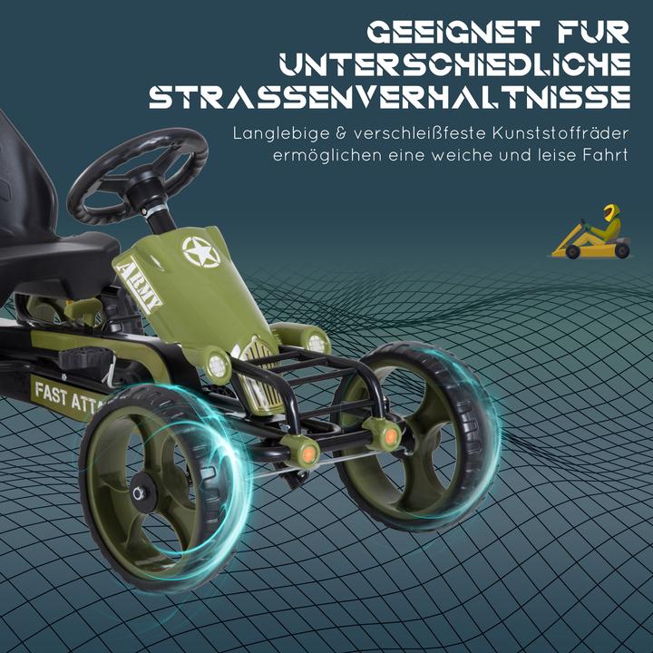 Image du produit Homcom Gokart 35kg 3-8