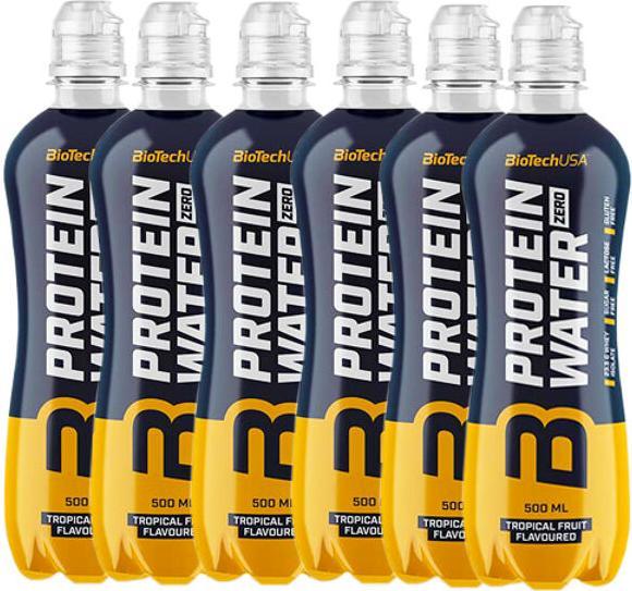 Actual product image Biotech USA Protein Water Zero (Tropical, 6 x)