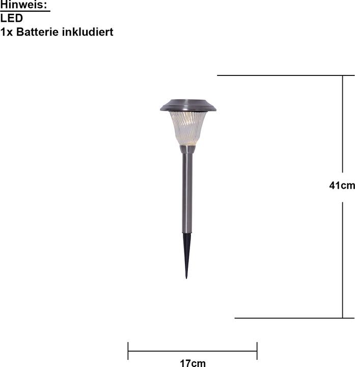 Actual product image Star Trading Solar bollard light Barcelona (28 lm, IP44)
