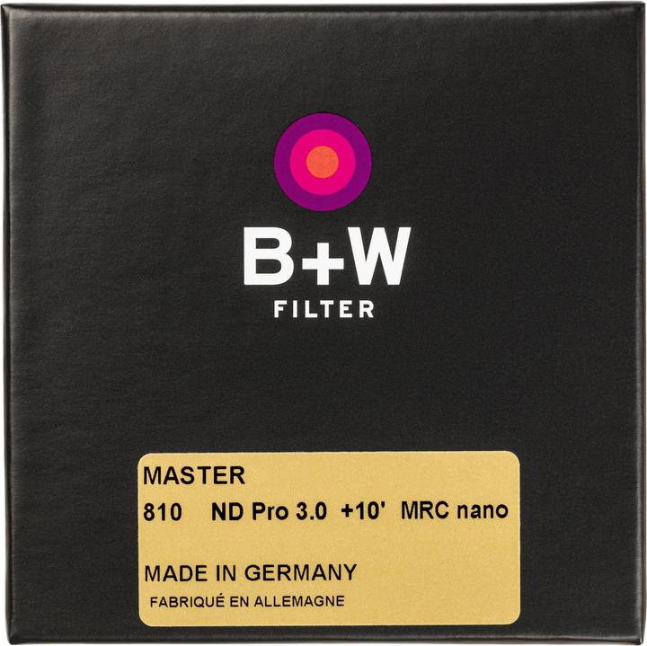 Image du produit B+W ND 3,0 MRC nano MASTER 86mm (86 mm, Filtre gris neutre)