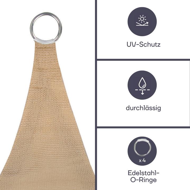 Actual product image Perel Solar sail water permeable (500 x 500 cm)