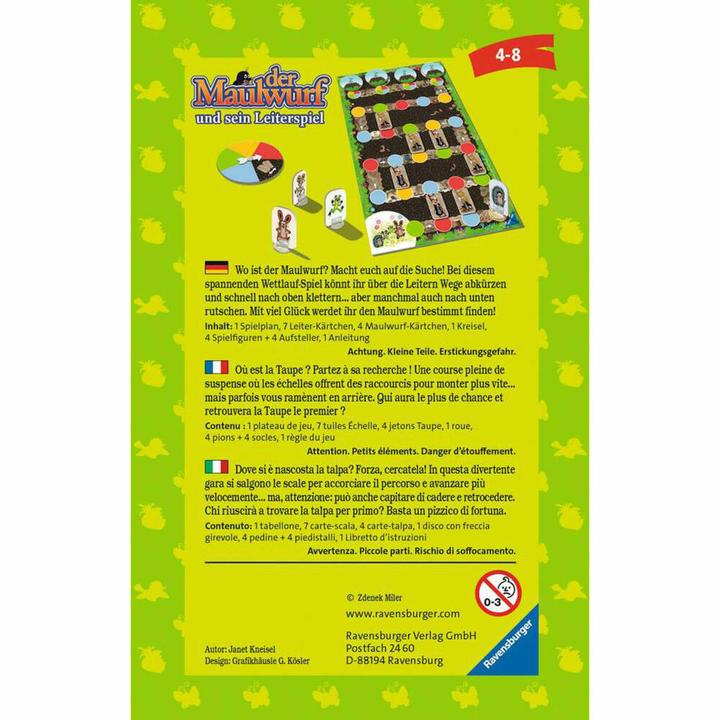 Actual product image Ravensburger The mole and his ladder game (German)