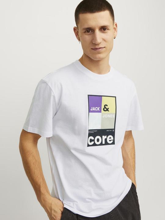 Actual product image Jack & Jones Printed round neck T-shirt T-shirt (S)
