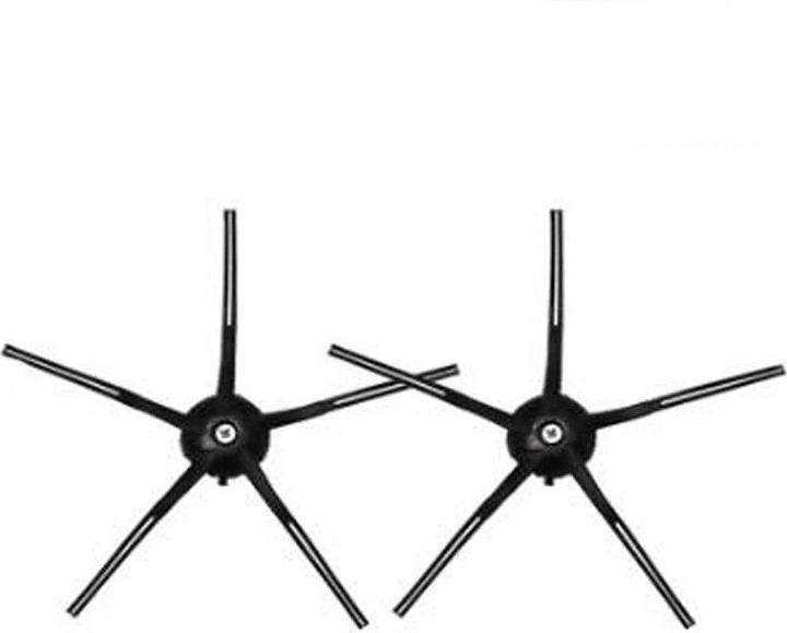 Hermex Alternative Seitenpinsel 2Stk. für Roborock Serie S5 S6 Schwarz