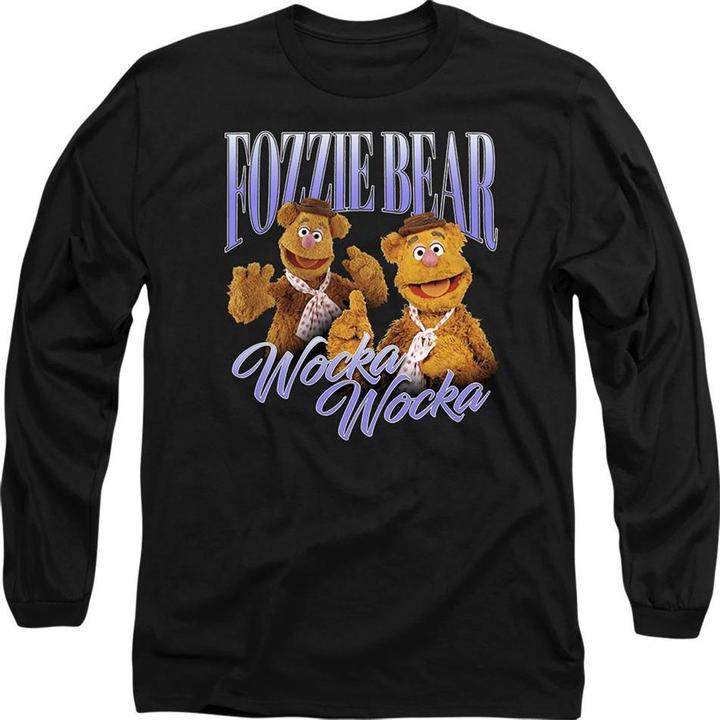 Actual product image Gildan Unisex Adult Bootleg Fozzie Bear T-Shirt (M)