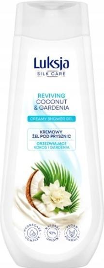 Actual product image Luksja Luxian, cream-coloured shower gel coconut and gardenia, 500 ml (500 ml)