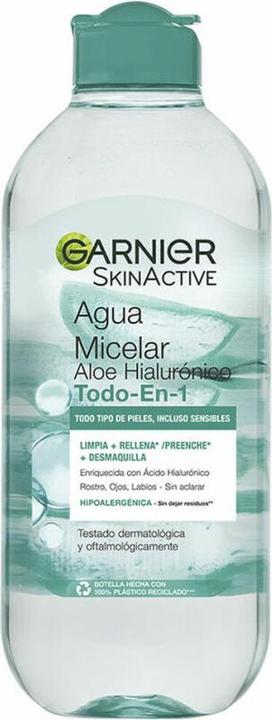 Image du produit Garnier SKINACTIVE MICELLAR WATER hyaluronic aloe tout en 1 400 ml (Eau micellaire, 400 ml)