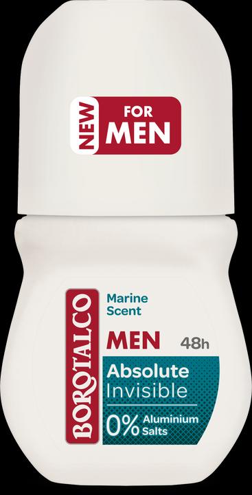 Actual product image Borotalco Men Absolute Invisible Marine (Roll-on, 50 ml)