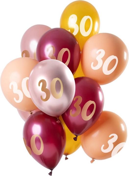 Produktbild Folat Ballon Set 30 Jahre (12 x)