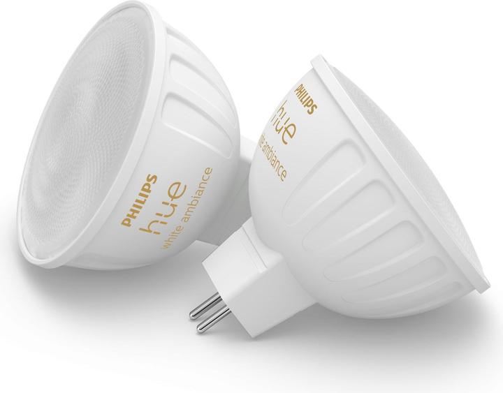 Produktbild Philips Hue White Ambiance (GU5.3, 5.10 W, 400 lm, 2 x, G)