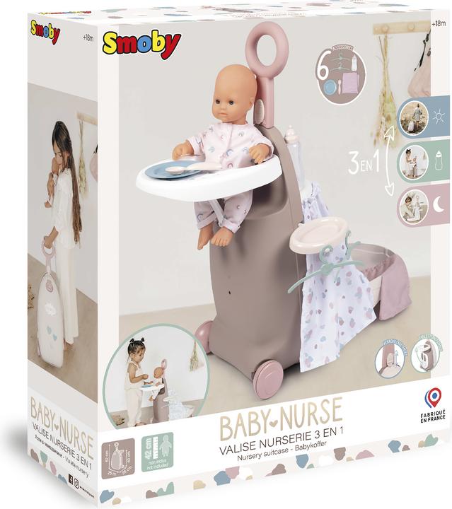 Produktbild Smoby BabyNurse Nursery Suitcase 3 In 1
