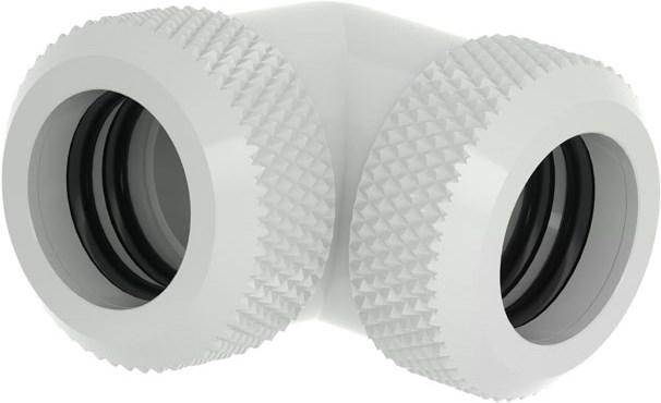 Actual product image Barrow Multi-Link Adapter 90 degree 12mm AD to 12mm AD Hardtube - white