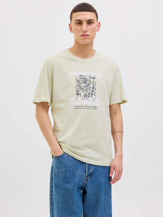 Actual product image Jack & Jones Gedruckt Rundhalsausschnitt T-shirt T-shirt (XL)