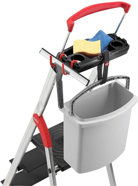 Produktbild Hailo L100 TopLine, Alu-Sicherheits-Stehleiter, 5 Stufen (Stehleiter, 101 cm)