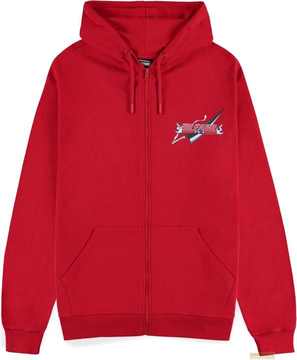 Produktbild Difuzed Bleach Kapuzenjacke mit Reissverschluss Red Grösse S (S)
