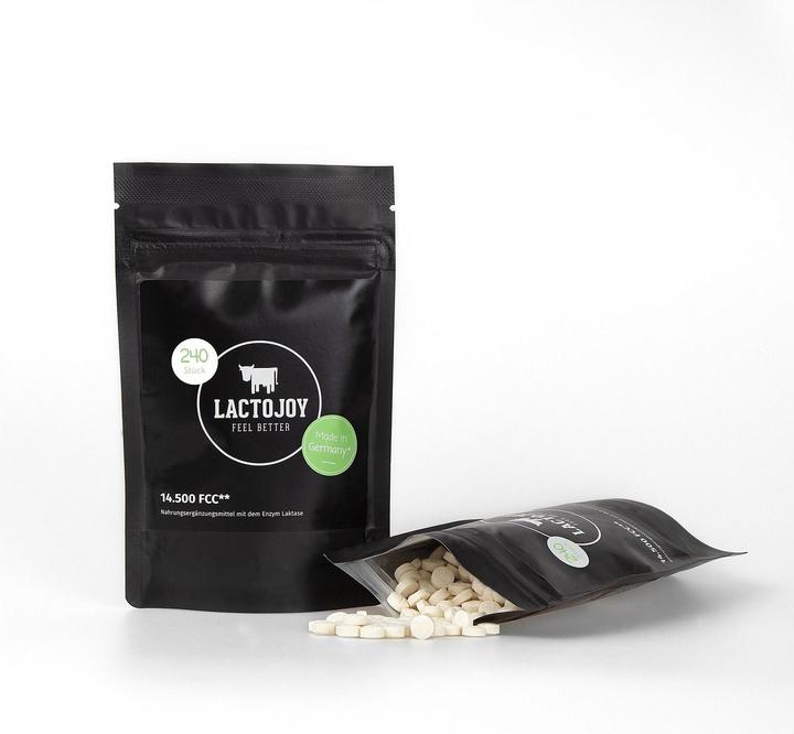 Produktbild Lactojoy Laktase Nachfüllpackung (240 Stück, Tabletten, 43.20 g)