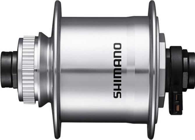 Shimano Nabendynamo DH-UR705 100 mm Center-Lock 36-Loch 6V/3.0W 12 mm silber (Scheibenbremse Center Lock)