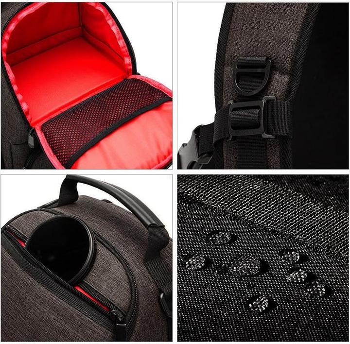 Produktbild JTI Schulterrucksack für Kamera und Ausrüstung - Grau (Kamera Schultertasche)
