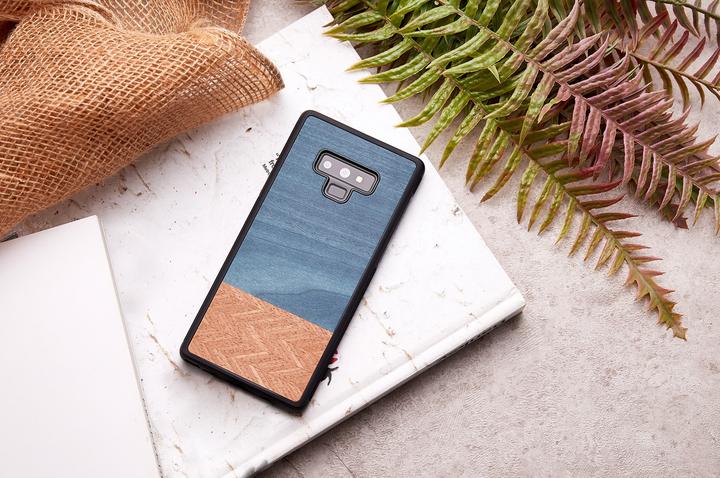 Actual product image Man&Wood SmartPhone case Galaxy Note 9 denim black (Samsung Galaxy Note 9)