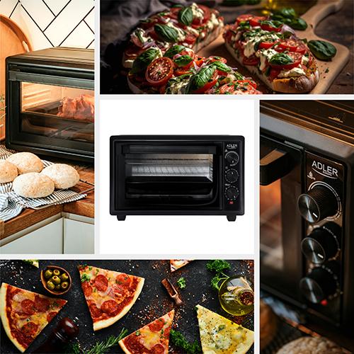 Produktbild Adler AD 6023 Electric oven, 26 L, Black