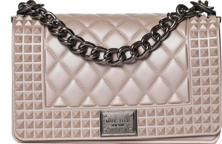 Marc Ellis Damen Schultertasche - Rhombia Modell - 100% Gummi - 19.0 X 11.0 X 6.5 Cm