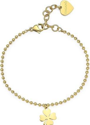 Produktbild Sagapo S'AgapÃµ - Popular gold-plated bracelet with four-leaf clover Smile SSM016