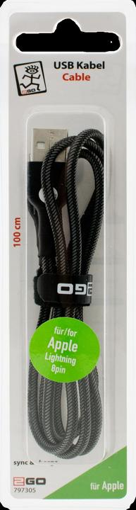 Produktbild 2GO 797305 USB Kabel USB B Lightning (1 m)