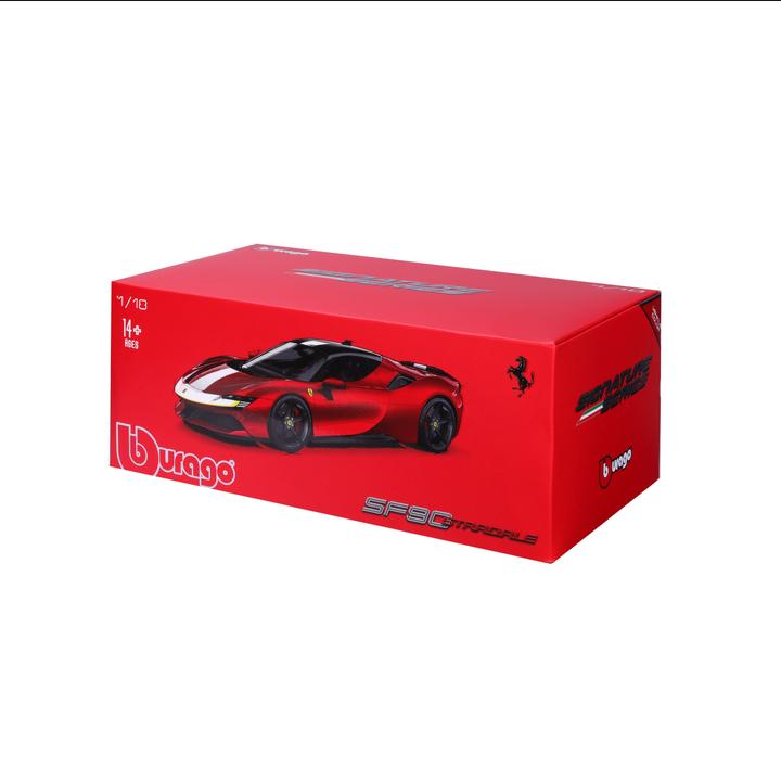 Actual product image Bburago Ferrari Signature SF90 Stradale Fiorano 1/18 red