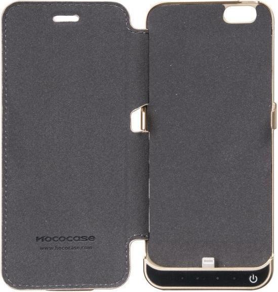 Actual product image Hoco iPhone 6 Ultra thin battery 3000mAh with leather case (Apple iPhone 6)