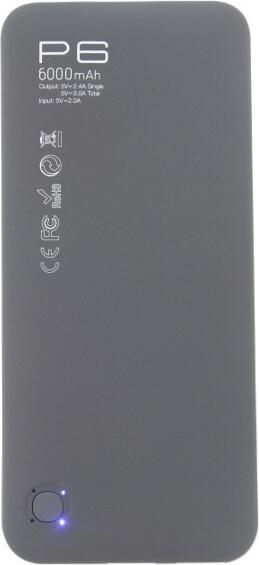 Actual product image Mymax iMYMAX Power Bank 6.000mAh grey P6 (6000 mAh)