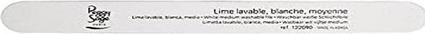 Produktbild Peggy Sage 2-Way Nail File Medium File To The Claw Double-Sided 180/180 White