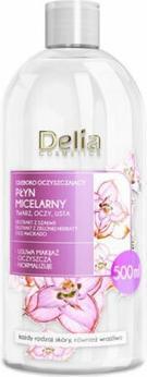 Delia Cosmetics Micellar Cleansing Water for Face Eyes and Lips 500ml (500 ml)