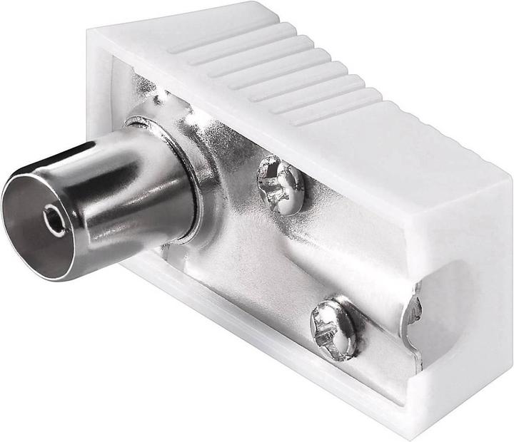 Goobay Winkelkupplung mit Schraubbefestigung (Stecker und Verbinder)
