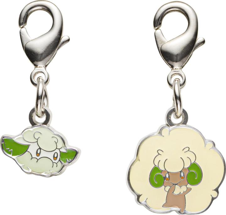 Pokémon Pokemon Center - Cottonee, Whimsicott Schlüsselanhänger - 2 Stück