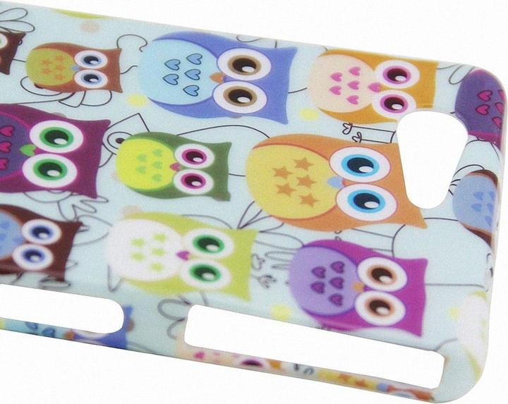 Produktbild König Design Schutzhülle Handytasche Etuis TPU für Handy Sony Xperia Z3 Compact Bunte Eulen Versammlung (Sony Xperia Z3 Compact)