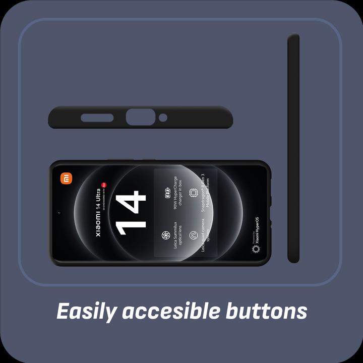 Actual product image Cazy Soft TPU protective cover (Xiaomi 14 Ultra)