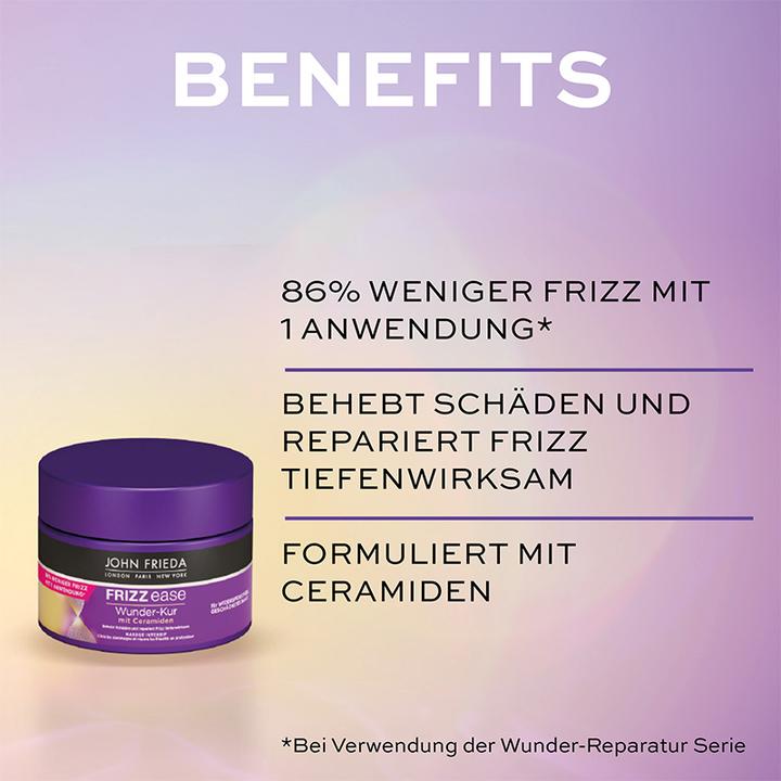 Image du produit John Frieda Frizz Ease Traitement miracle pour cheveux en profondeur (sachet) 25 ml (25 ml)