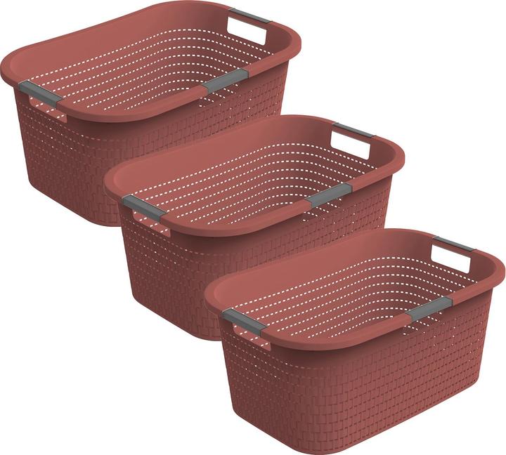 Rotho Set Country Wäschekorb (40 l)
