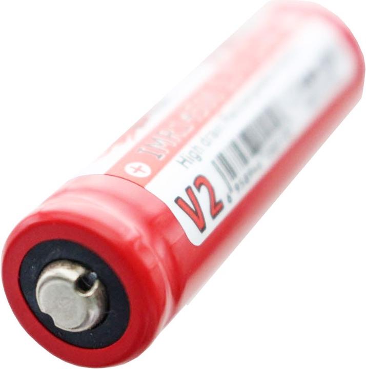 Actual product image Efest Battery IMR 14500 V2, positive pole raised (1 pcs., 14500, 700 mAh)