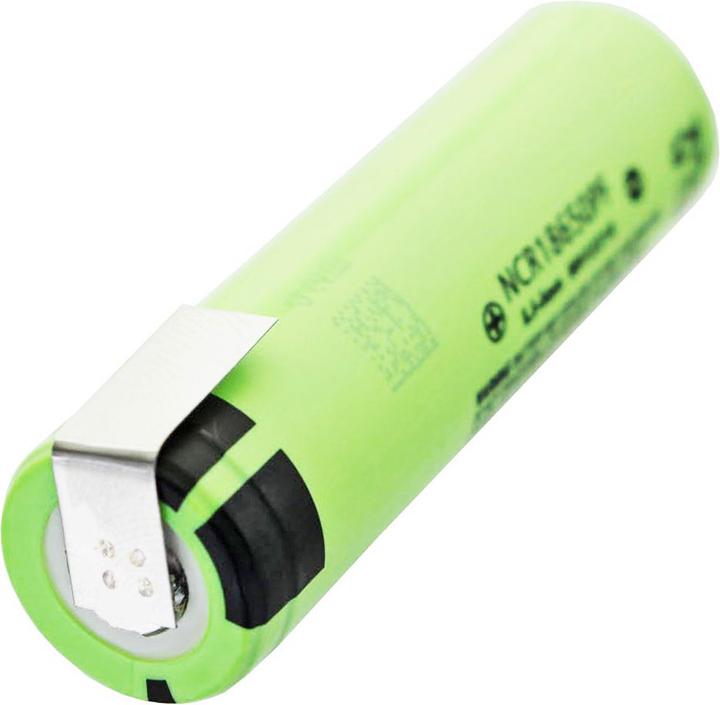 Actual product image Panasonic Akku NCR18650PF – (NCR18650PD) + Lötfahne Z (1 pcs., 18650, 2900 mAh)