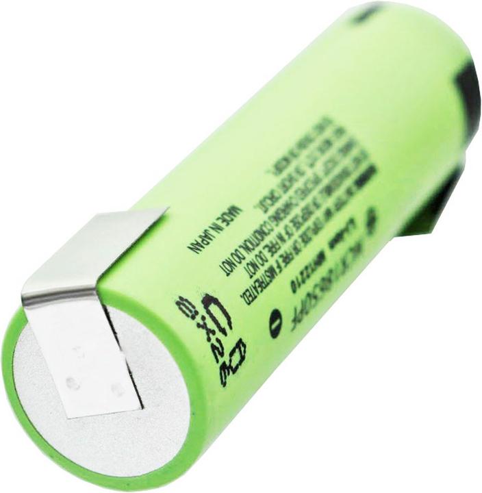 Actual product image Panasonic Akku NCR18650PF – (NCR18650PD) + Lötfahne Z (1 pcs., 18650, 2900 mAh)